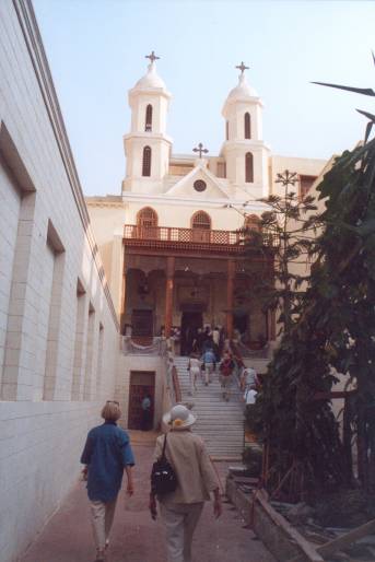 Le Caire. Eglise suspendue