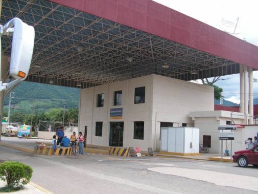 Douane entre le Mexique et le Guatémala.
