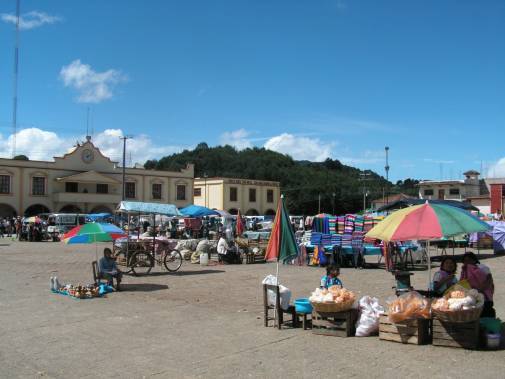 Marché de San Juan Chamula.